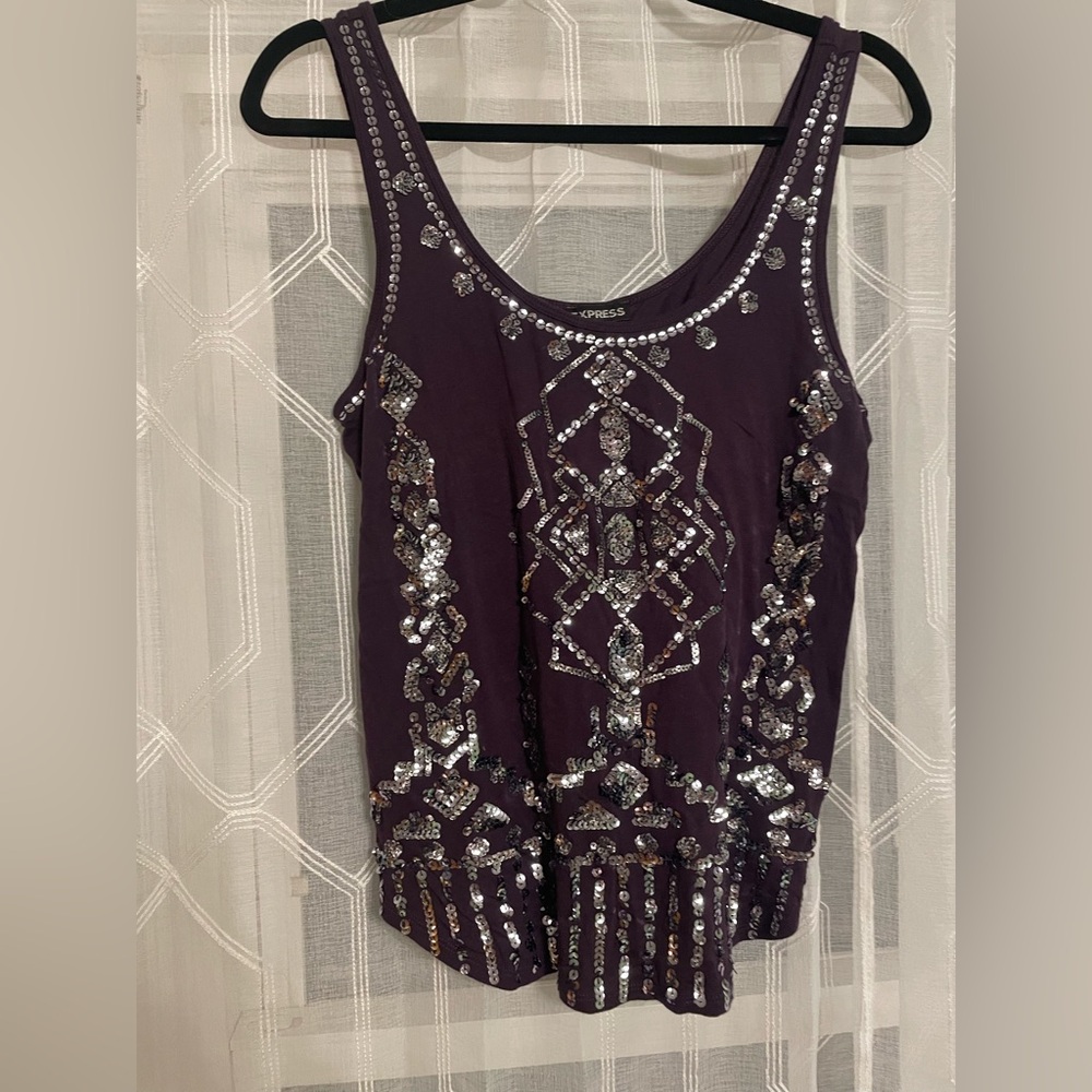 Express Sequin Tank